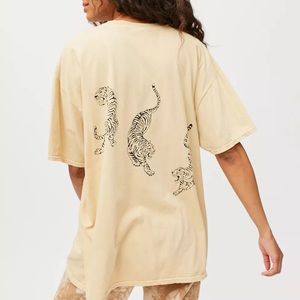 Project Social T Tiger Overdyed T-Shirt Dress